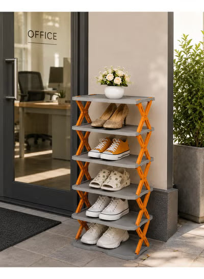 5-Tier Foldable Shoe Rack Organizer