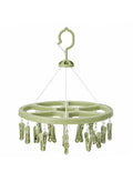 360° Rotating Hanging Clothes Drying Rack with 18 Clips
