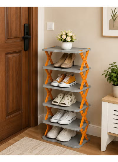 5-Tier Foldable Shoe Rack Organizer