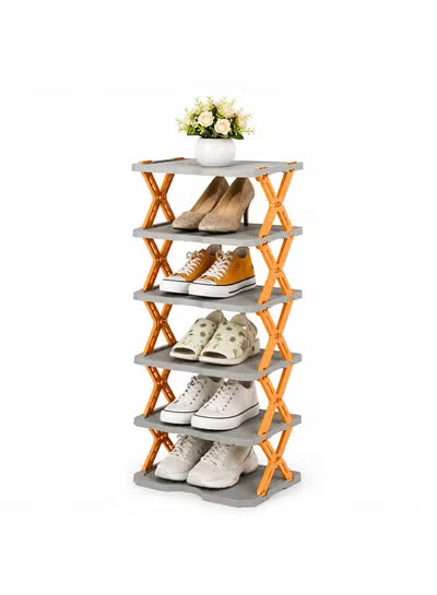 5-Tier Foldable Shoe Rack Organizer