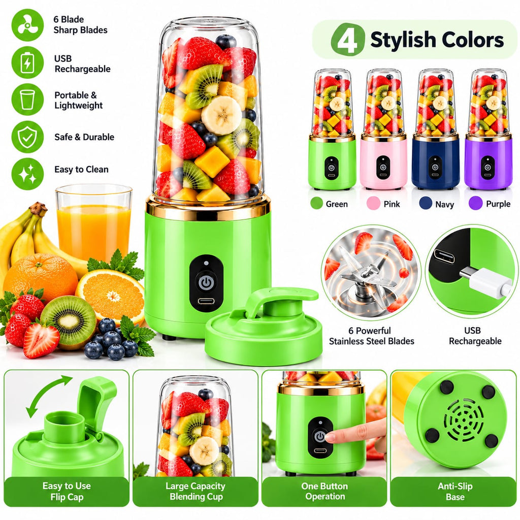 Portable Rechargeable Mini Blender