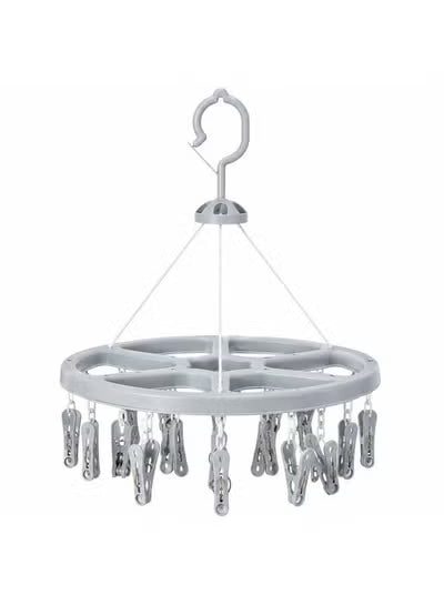 360° Rotating Hanging Clothes Drying Rack with 18 Clips