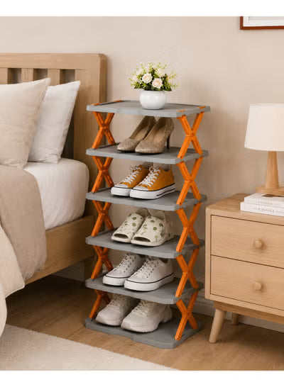 5-Tier Foldable Shoe Rack Organizer