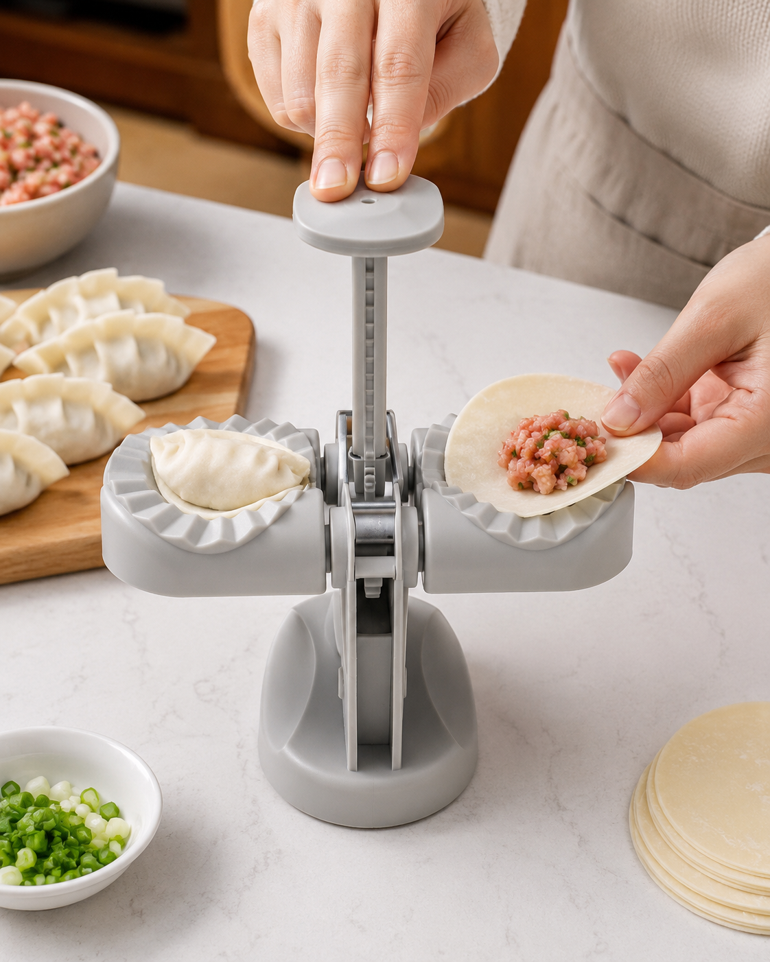 2-in-1 Dumpling Maker Press