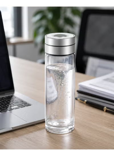 Double Wall Glass Water Bottle