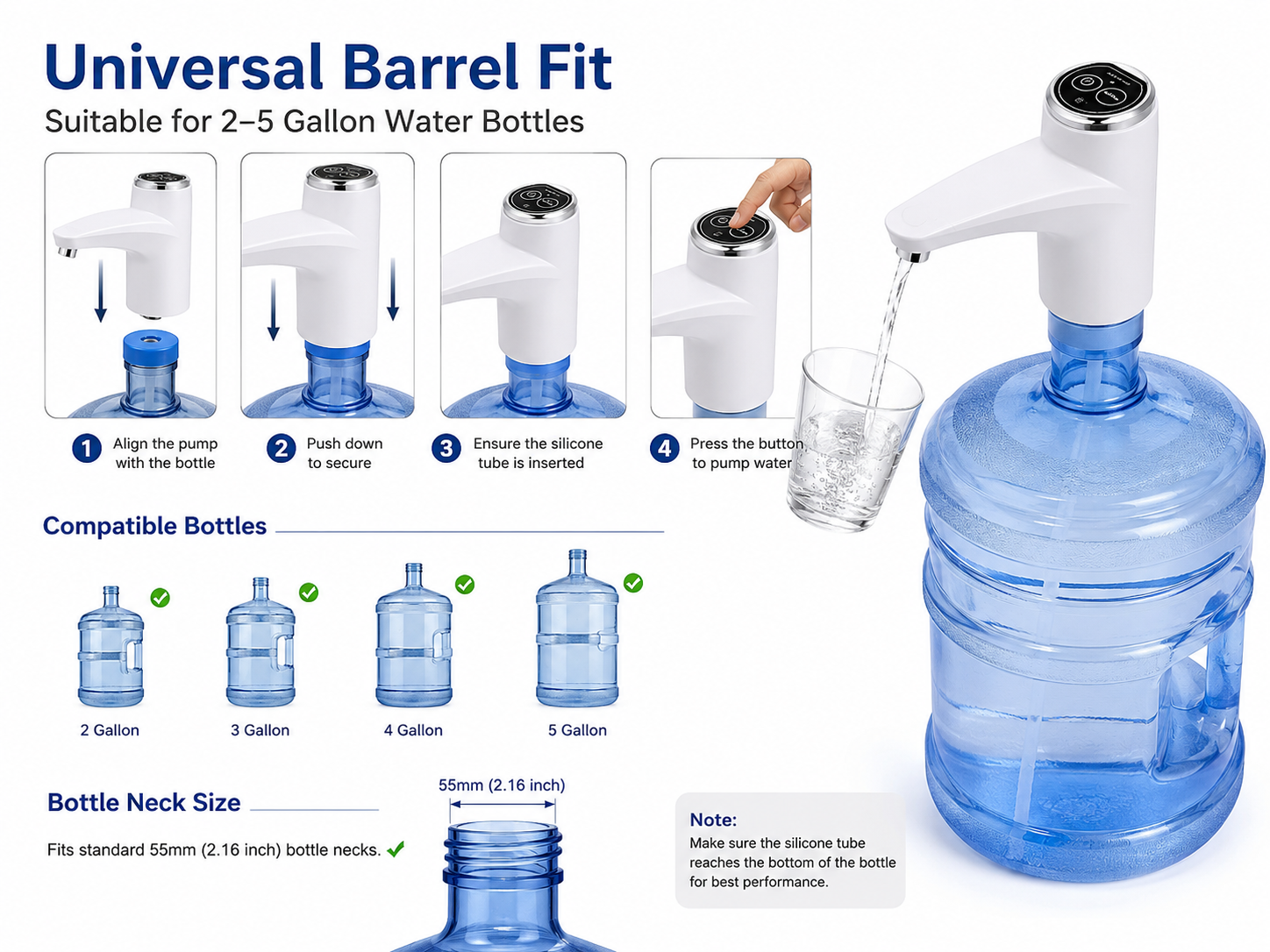 Electric USB Water Dispenser