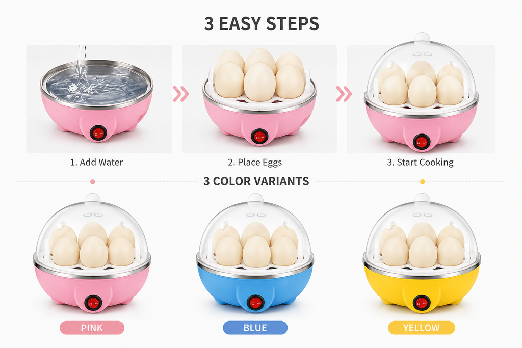 2-in-1 Electric Egg Boiler