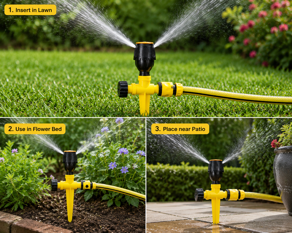 360° Garden Sprinkler