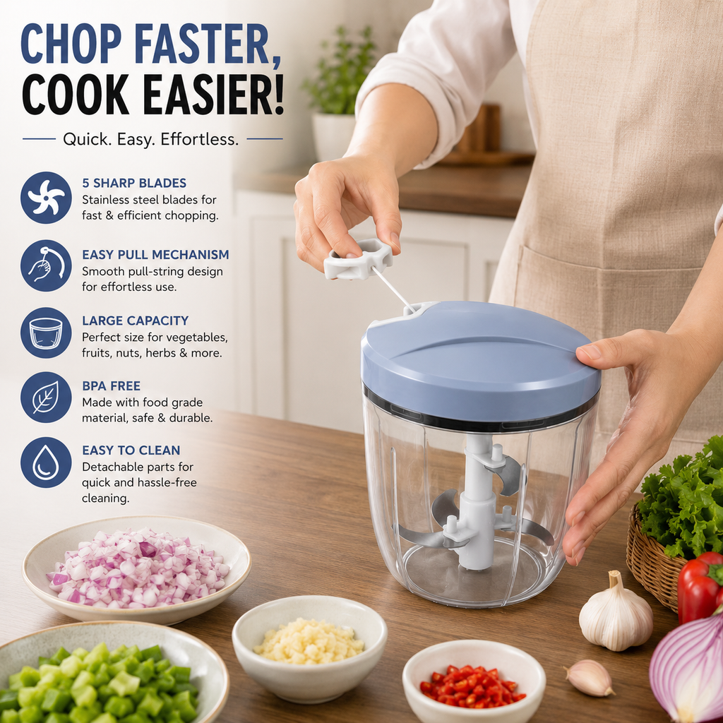 Pull Food Chopper