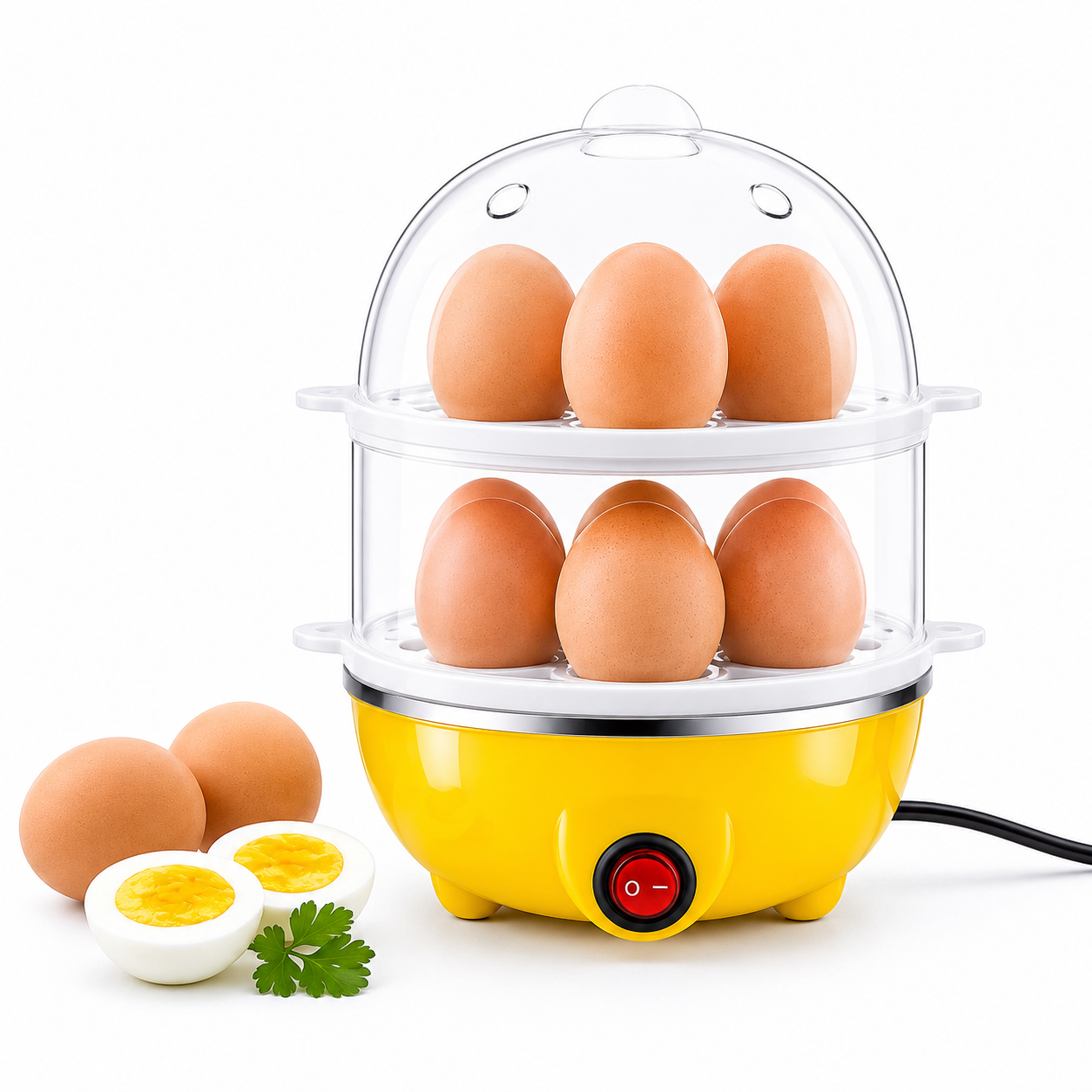 2-Tier Electric Egg Cooker