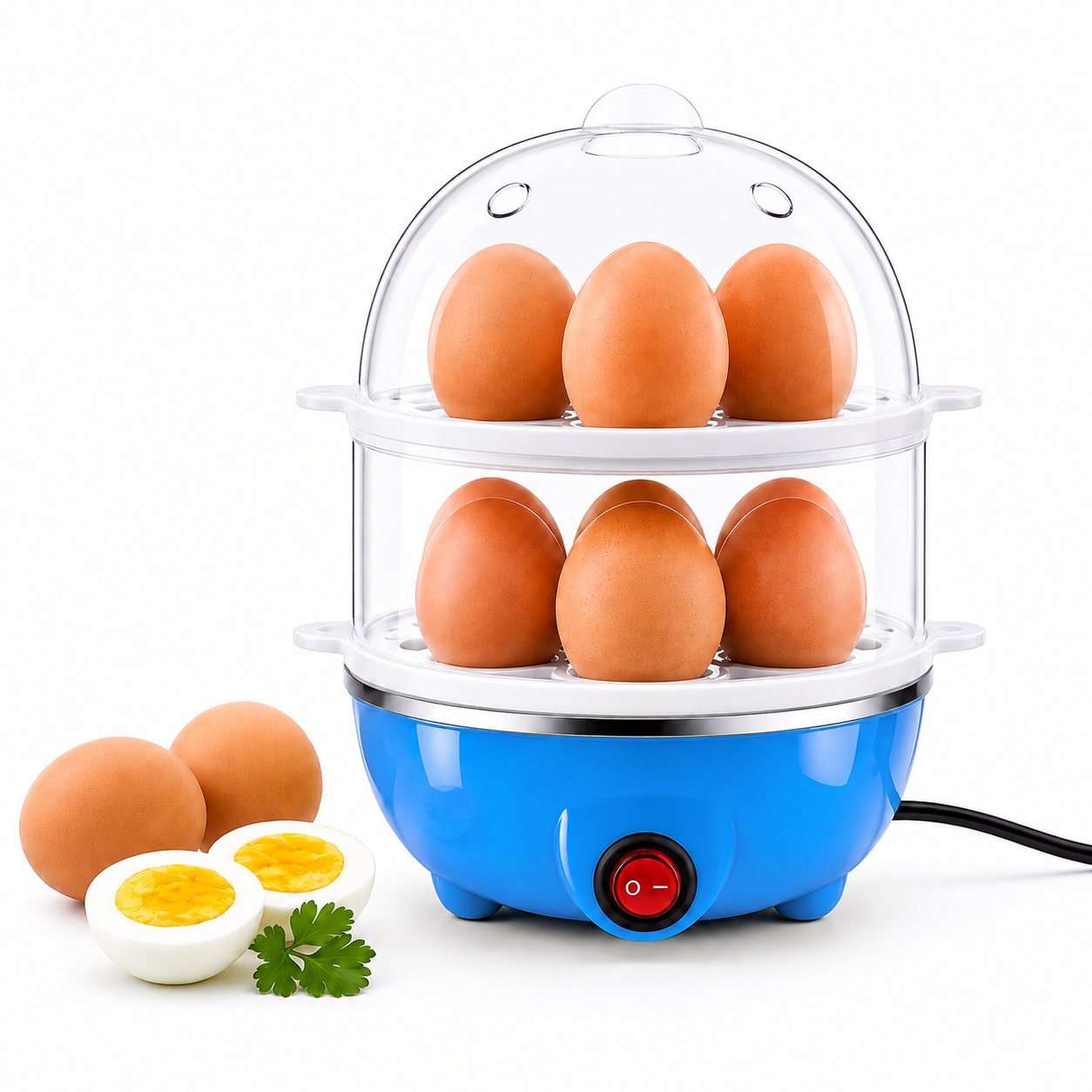 2-Tier Electric Egg Cooker