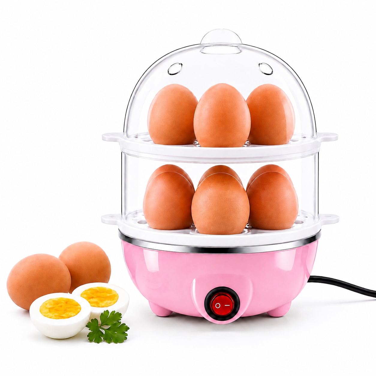 2-Tier Electric Egg Cooker