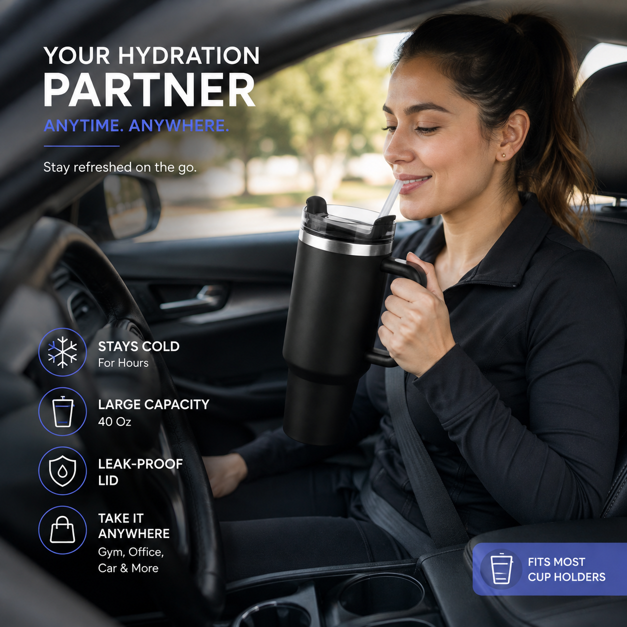 40oz Insulated Travel Tumbler