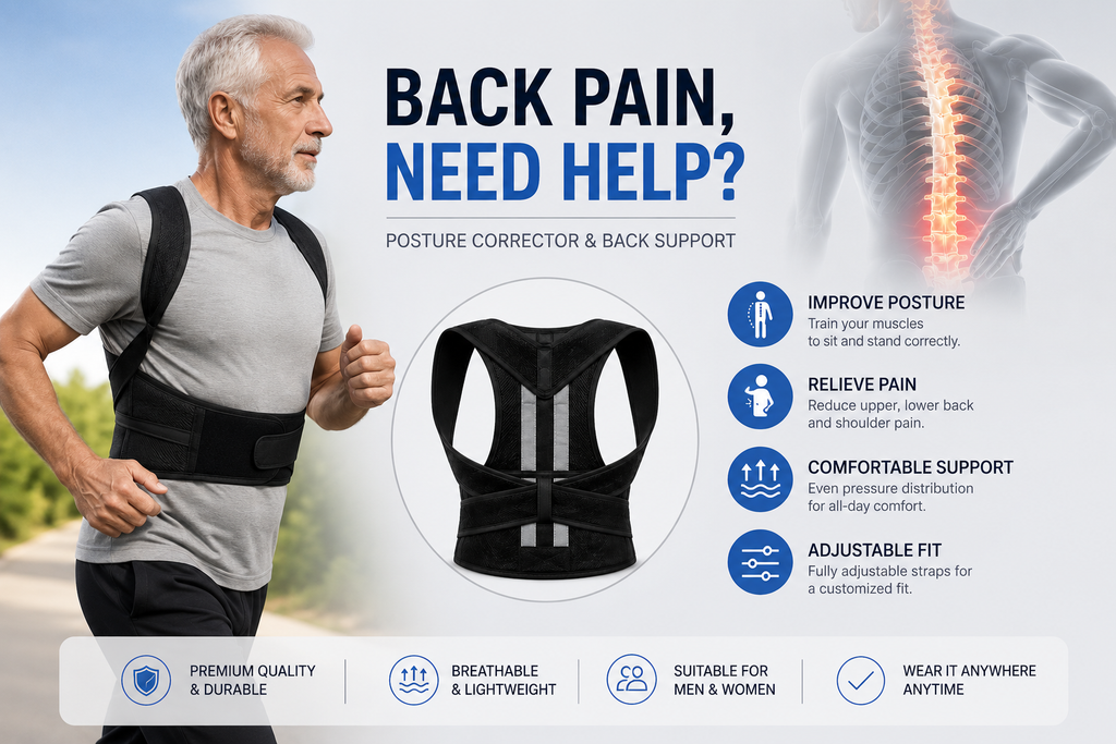 Adjustable Back Support Belt