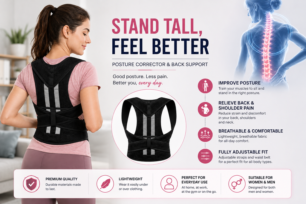 Adjustable Back Support Belt