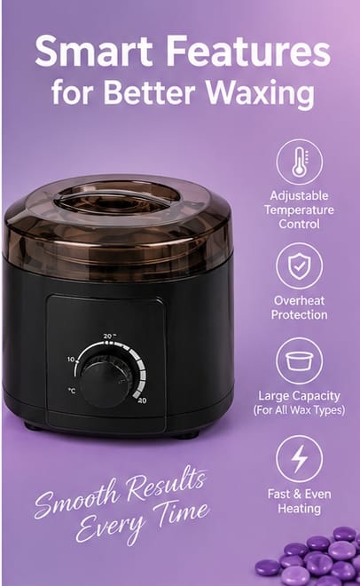 Electric Waxing Warmer – Complete Hair Removal Wax Heater