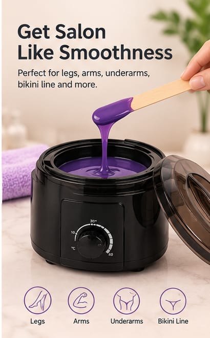 Electric Waxing Warmer – Complete Hair Removal Wax Heater