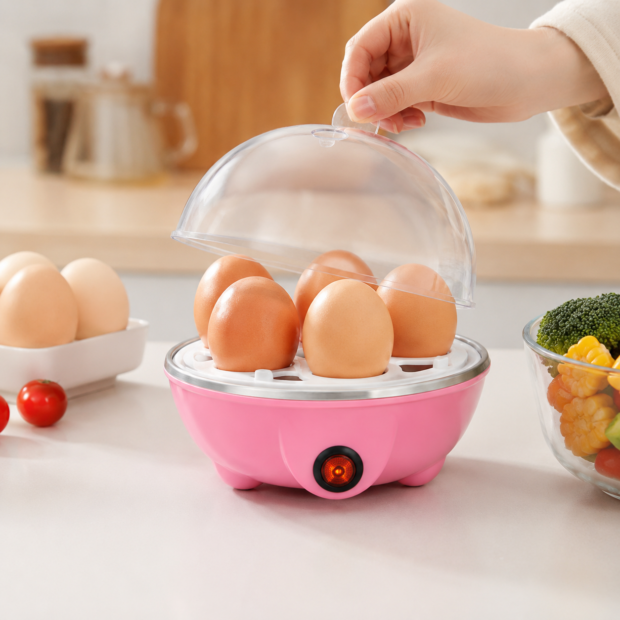 2-in-1 Electric Egg Boiler